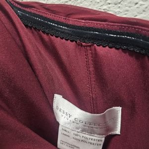 Full length dress strapless  lux chif size 6